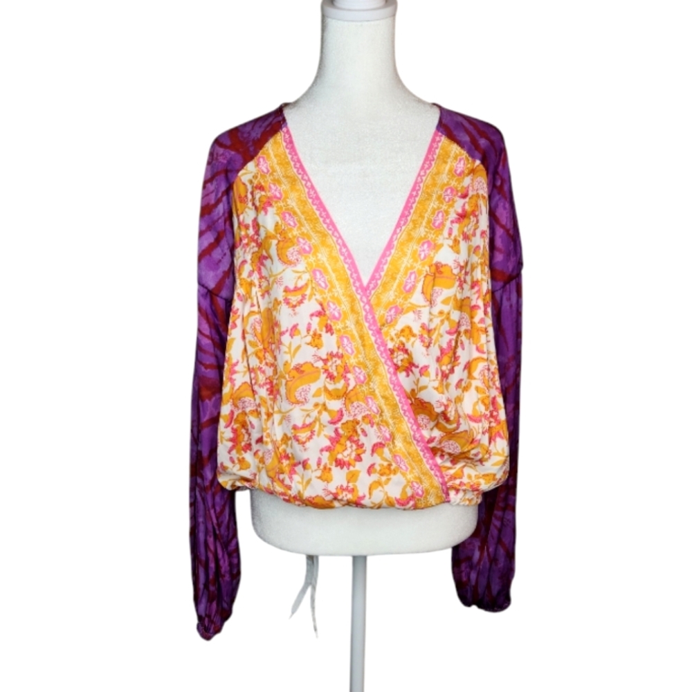 Free People Cruisin Together Wildberry Combo Print Size Small